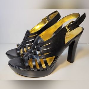 Lauren Ralph Lauren Shaina Sandal Heels 8.5 B
